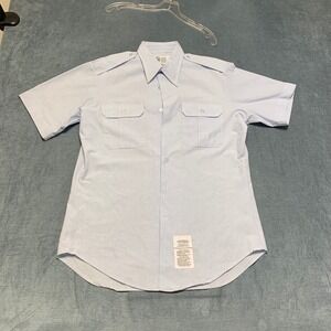 Defense Logistics Agency Wings Collection Air Force Uniform Shirt Mens 16 Cotton